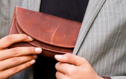 Rustic Stitch Travel Wallet